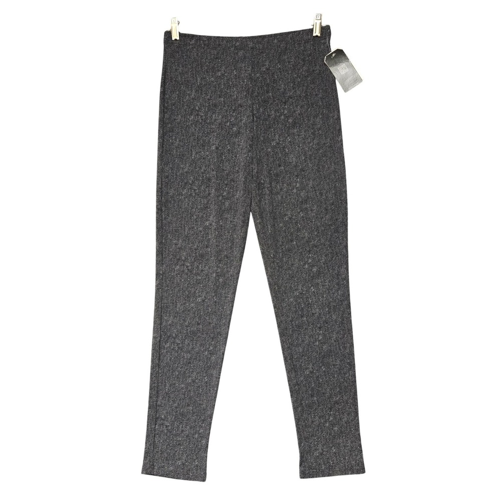 Clara Sunwoo Pants Womens L (30in-34in Waist) Gray High Rise Pull On Stretch USA